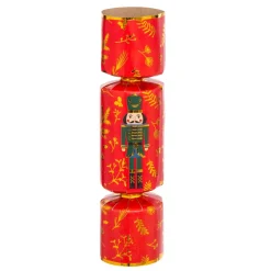 JJA Lot de 6 crackers de Noël Soldats Casse-noisette Vert et Rouge Multicolore Clearance