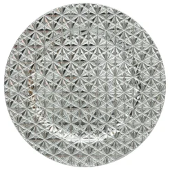 FEERIC LIGHTS Lot de 24 dessous d'assiette (D33 cm) Luxe Argent