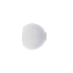 LUANCE Lot de 2 embouts pour tringle bois (D28 mm) Nils boule Blanc New