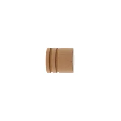 LUANCE Lot de 2 embouts tringle bois (D28 mm) Nils bouchon Vernis Beige Online