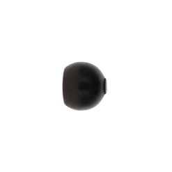 LUANCE Lot de 2 embouts tringle bois (D28 mm) Nils boule mat Noir Outlet