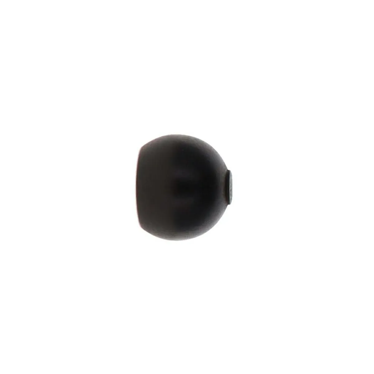 LUANCE Lot de 2 embouts tringle bois (D28 mm) Nils boule mat Noir Outlet