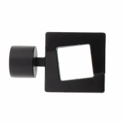 LUANCE Lot de 2 embouts tringle (D28 mm) Lino Upper east side mat Noir Outlet