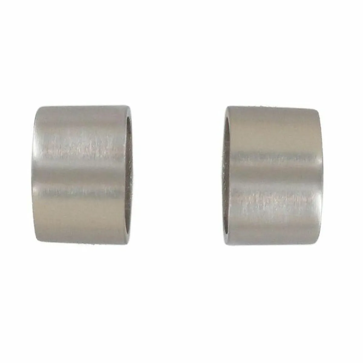 LUANCE Lot de 2 embouts tringle (D28 mm) Lino Bouchons mat Argent Clearance