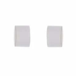 LUANCE Lot de 2 embouts tringle (D28 mm) Lino Bouchons mat Blanc Online