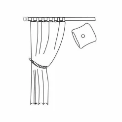 LUANCE Lot de 2 embouts tringle (D20 mm) Jim Bouchons mat Argent New