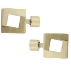 LUANCE Lot de 2 embouts tringle (D20 mm) Jim Upper east side Or Clearance