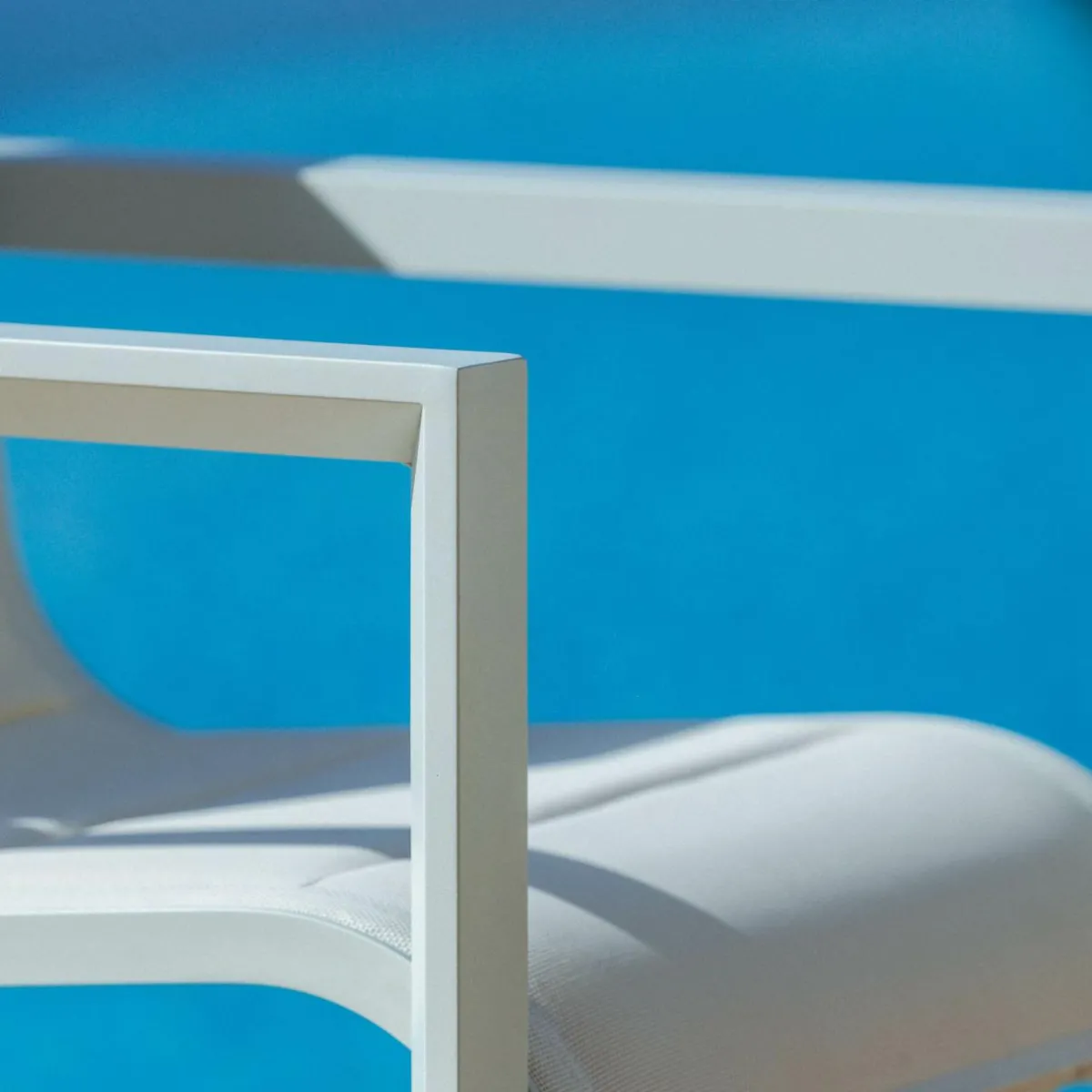 MOBELLIA Lot de 2 fauteuils de jardin en aluminium Elba Blanc Online