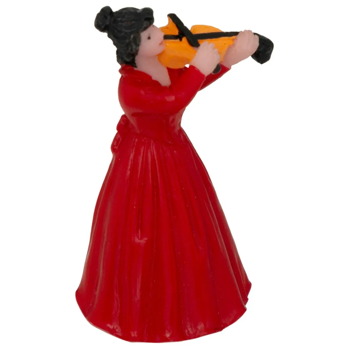 JJA Lot de 5 figurines et accessoires pour village (H22 cm) Musique et kiosque Multicolore Clearance