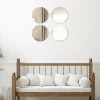 TENDANCE Lot de 4 miroirs adhésifs (D30 cm) Ronds Online