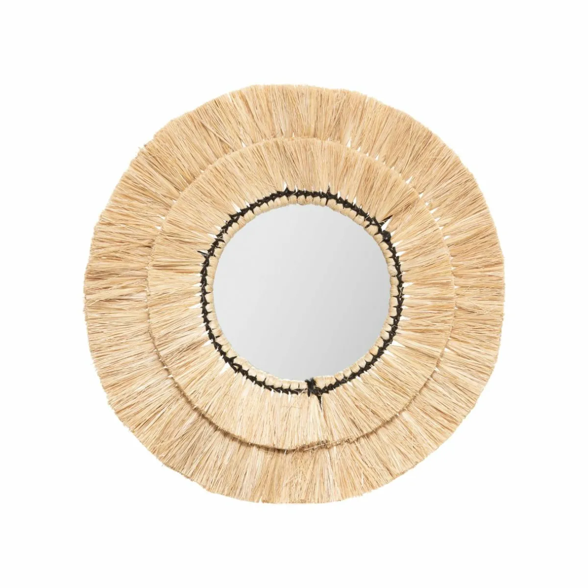 ATMOSPHERA Lot de 3 miroirs (D20-30-40 cm) Alba Naturel Sale