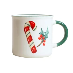 KOOPMAN Lot de 2 Mugs de Noël Douceur Multicolore Discount