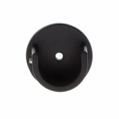 LUANCE Lot de 2 naissances tringle rideau (D28 mm) Lino mat Noir Hot