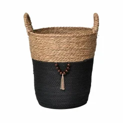 TENDANCE Lot de 3 paniers à linge (H45 cm) Jya Noir Online