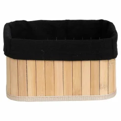 TENDANCE Lot de 4 paniers Anako Noir Outlet