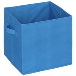 ATMOSPHERA Lot de 2 paniers de rangement enfant (29 x 29 cm) Espace Bleu
