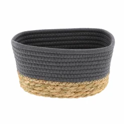 TENDANCE Lot de 3 paniers de rangement (H13 cm) Timeless Gris Hot