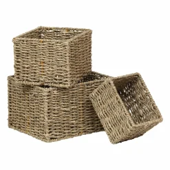 TENDANCE Lot de 3 paniers Kaleo Marron Online