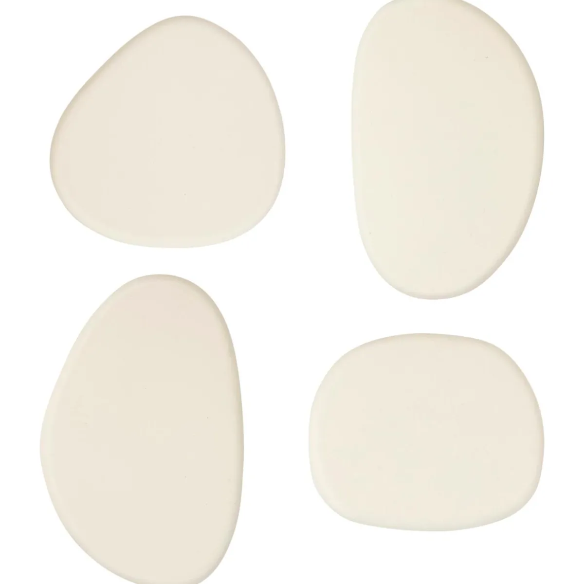 Atmosphera, cru017dateur d'intu017drieur Lot de 4 patères murales bois (H10 cm) Karen Ivoire New