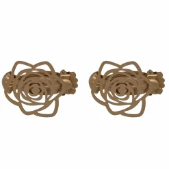 LUANCE Lot de 2 pinces rideaux Lina Cuivre Discount