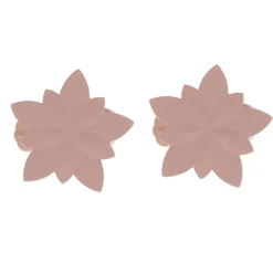 LUANCE Lot de 2 pinces rideaux Nymphéas Rose poudré Outlet