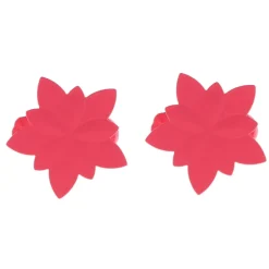 LUANCE Lot de 2 pinces rideaux Nymphéas Rose Fuchsia Outlet