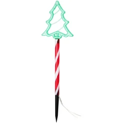 KOOPMAN Lot de 5 piquets lumineux à piles 45 LED (H44 cm) Sapins Candy Multicolore Clearance
