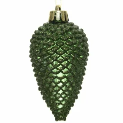 KAEMINGK Lot de 6 pommes de pin à suspendre (H8 cm) Alpine Vert sapin Outlet