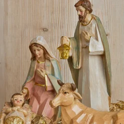 KAEMINGK Lot de 8 santons (Hauteur 9 cm) de Gioia Beige Clearance