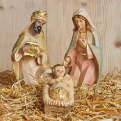 KAEMINGK Lot de 8 santons (Hauteur 9 cm) de Gioia Beige Clearance
