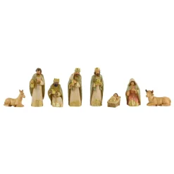 KAEMINGK Lot de 8 santons (Hauteur 9 cm) de Gioia Beige Clearance