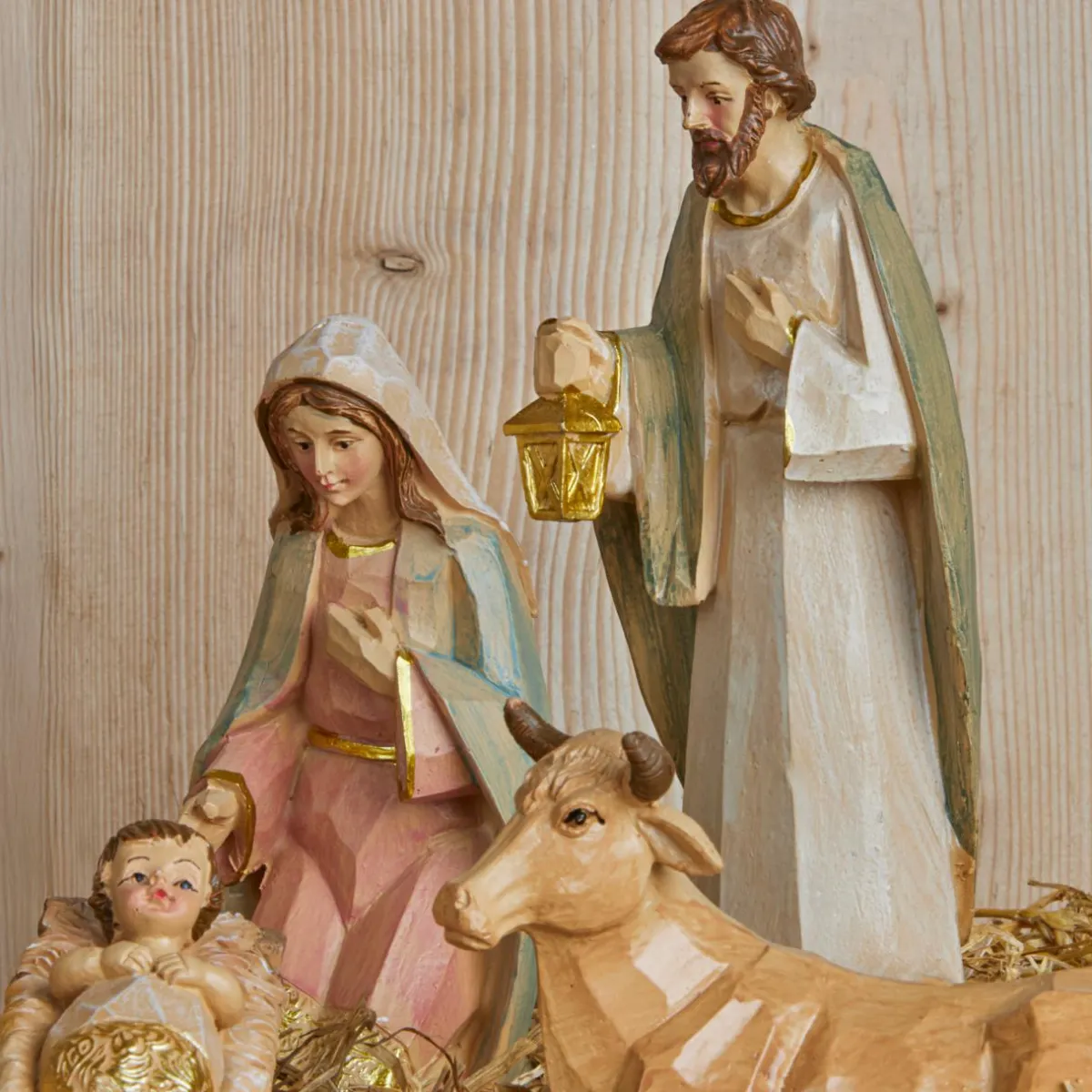 KAEMINGK Lot de 8 santons (Hauteur 20 cm) de Gioia Beige Sale