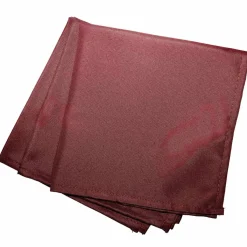 DOUCEUR D'INTERIEUR Lot de 3 serviettes (40 x 40 cm) Essentiel Bordeaux