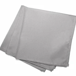 DOUCEUR D'INTERIEUR Lot de 3 serviettes (40 x 40 cm) Essentiel es Gris Sale