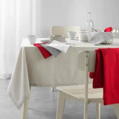 DOUCEUR D'INTERIEUR Lot de 3 serviettes (40 x 40 cm) Charline s Beige Discount