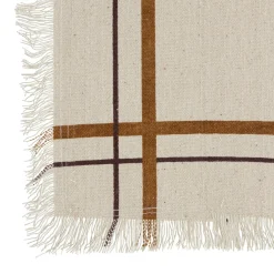 ATMOSPHERA Lot de 2 serviettes coton (40 x 40 cm) Ray Beige Best