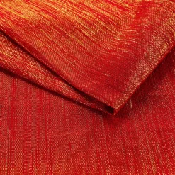 DOUCEUR D'INTERIEUR Lot de 3 serviettes coton (40 x 40 cm) Elegancia Rouge Clearance