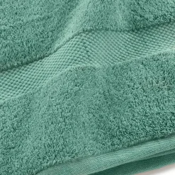 douceur d'intu017drieur Lot de 4 serviettes de toilette coton (70 x 130 cm) Elegance céladon Vert Outlet