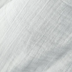 EMINZA Lot de 3 serviettes gaze de coton (40 x 40 cm) Gaïa Gris nuage Gris clair Outlet
