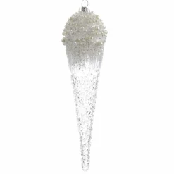 KAEMINGK Lot de 2 stalactites à suspendre (H24 cm) Cornet de glace Transparent Hot
