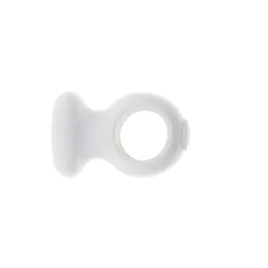 LUANCE Lot de 2 supports plafond bois (L50 / D28 mm) Nils Blanc Outlet