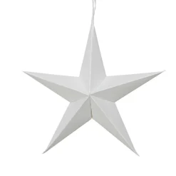 KAEMINGK Lot de 4 suspensions en papier (D15 cm) Astre de Papier Blanc New