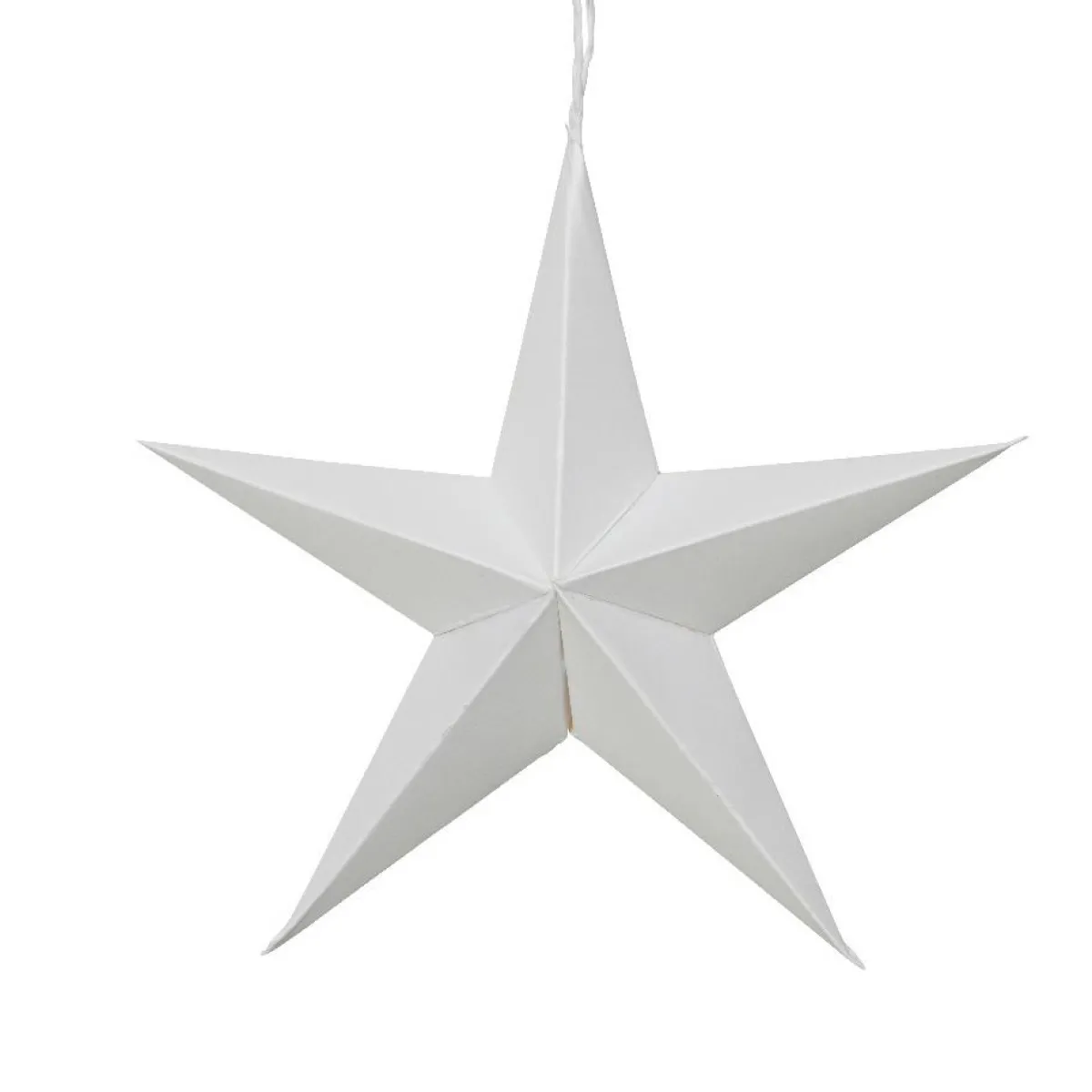 KAEMINGK Lot de 4 suspensions en papier (D15 cm) Astre de Papier Blanc New