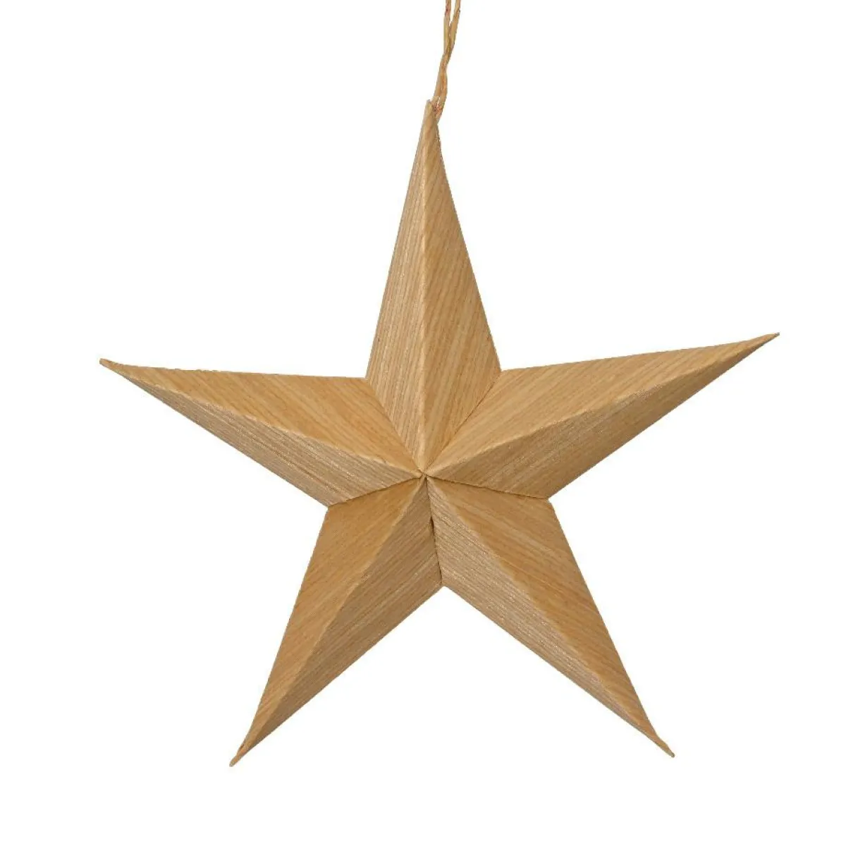 KAEMINGK Lot de 4 suspensions en papier (D15 cm) Astre de Papier Naturel New
