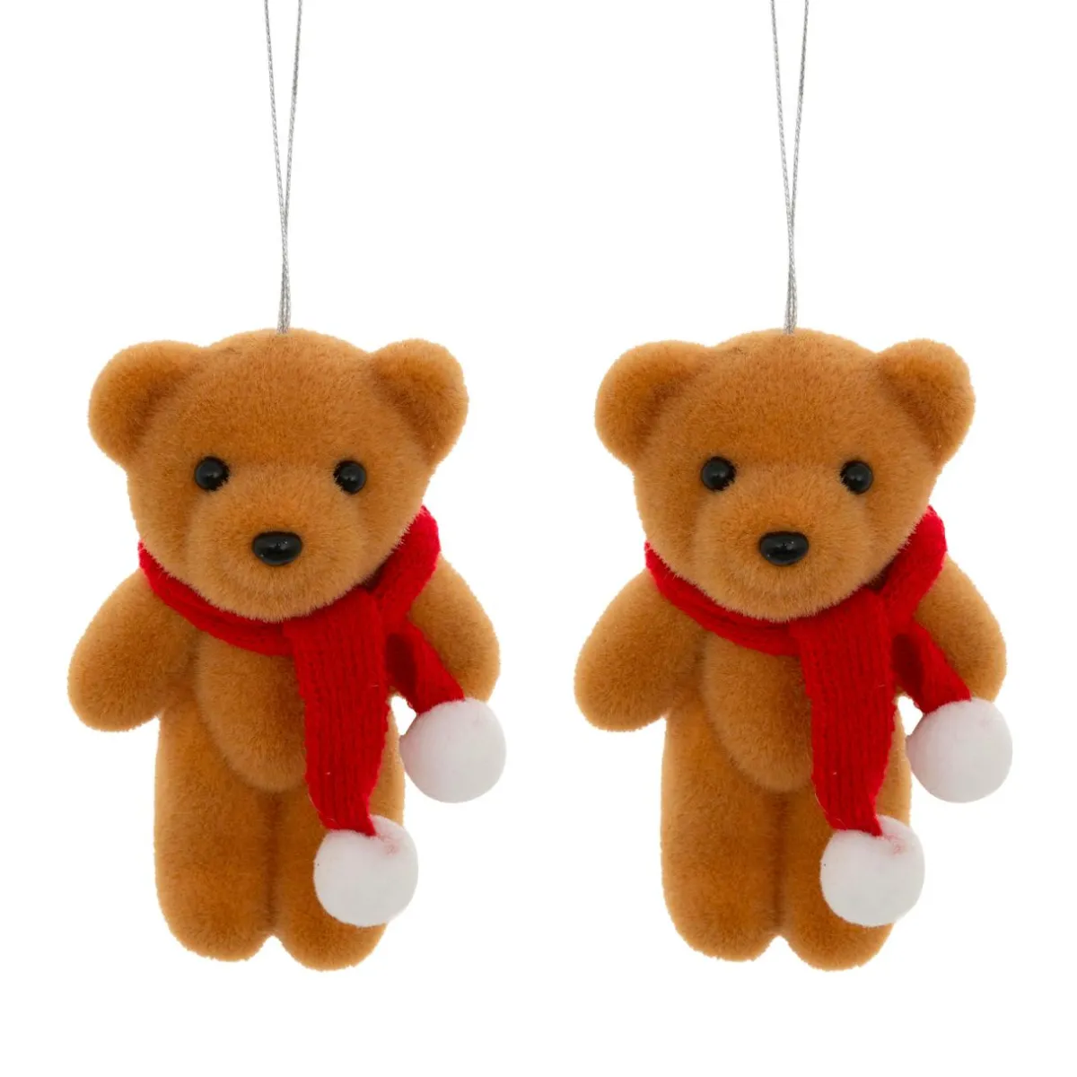 JJA Lot de 2 suspensions (H12 cm) Oursons mignons Marron clair Outlet