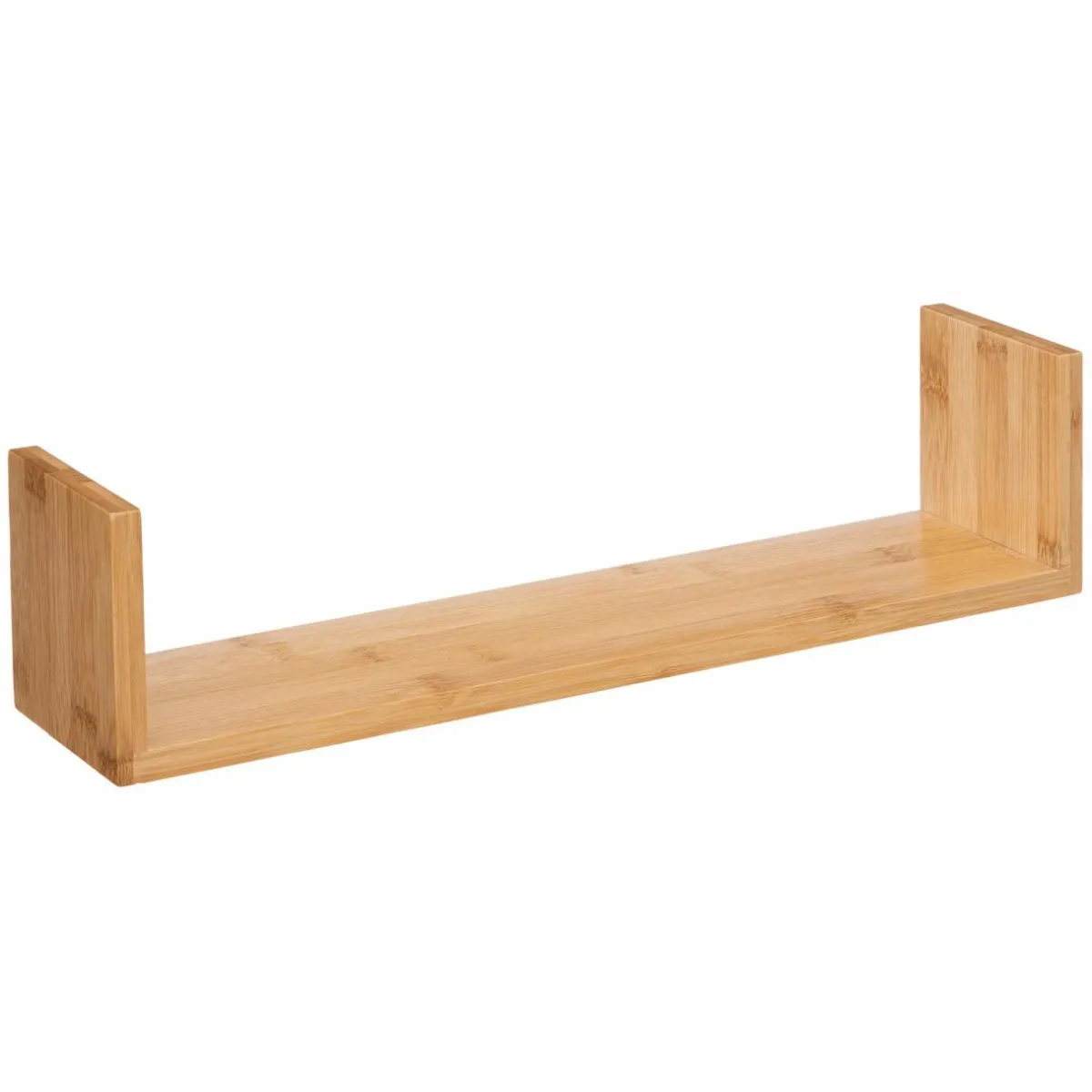 ATMOSPHERA Lot de 3 étagères bambou (L22-32-42 cm) Fixy Naturel Outlet