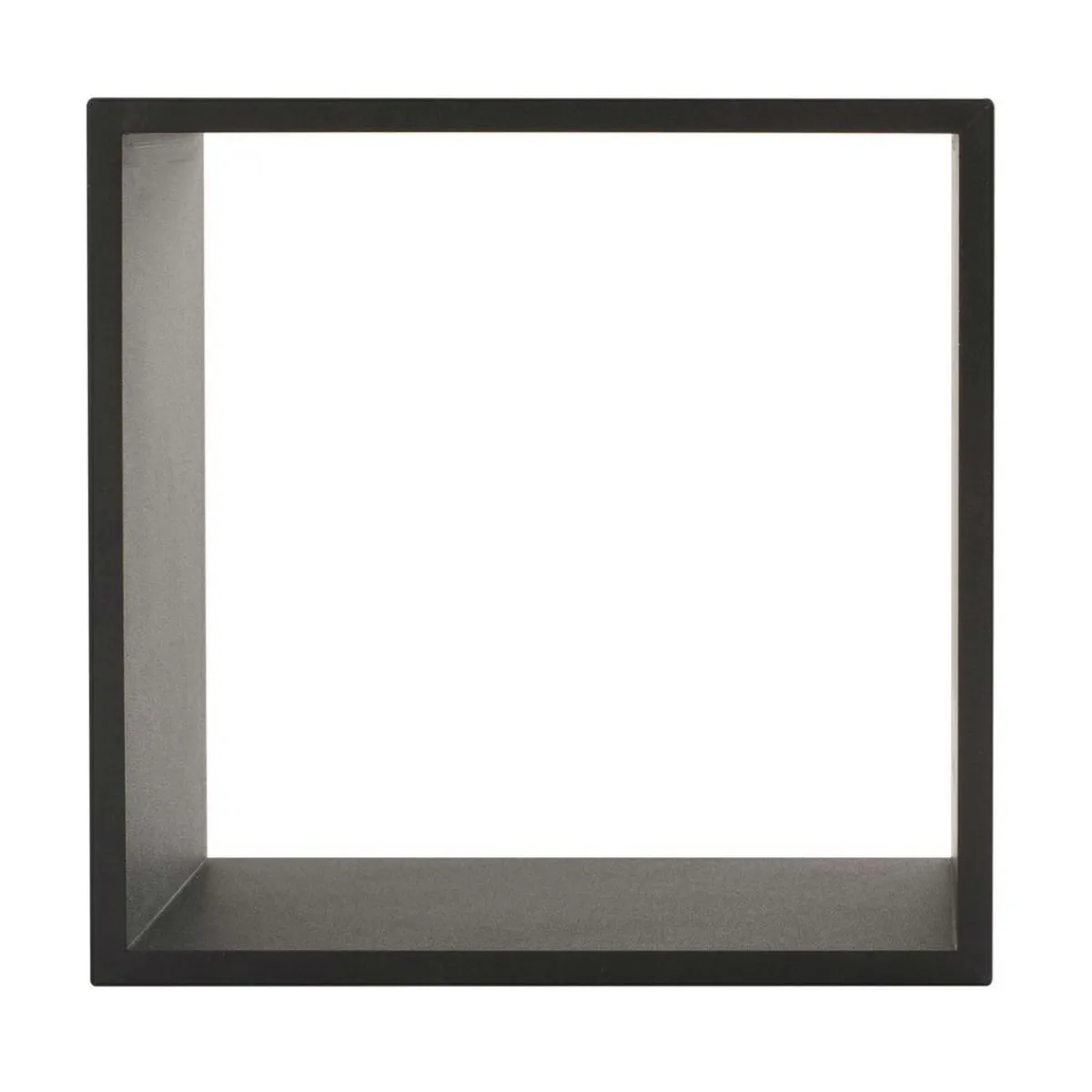 ATMOSPHERA Lot de 3 étagères bois (H15-20-25 cm) Cube Noir Sale