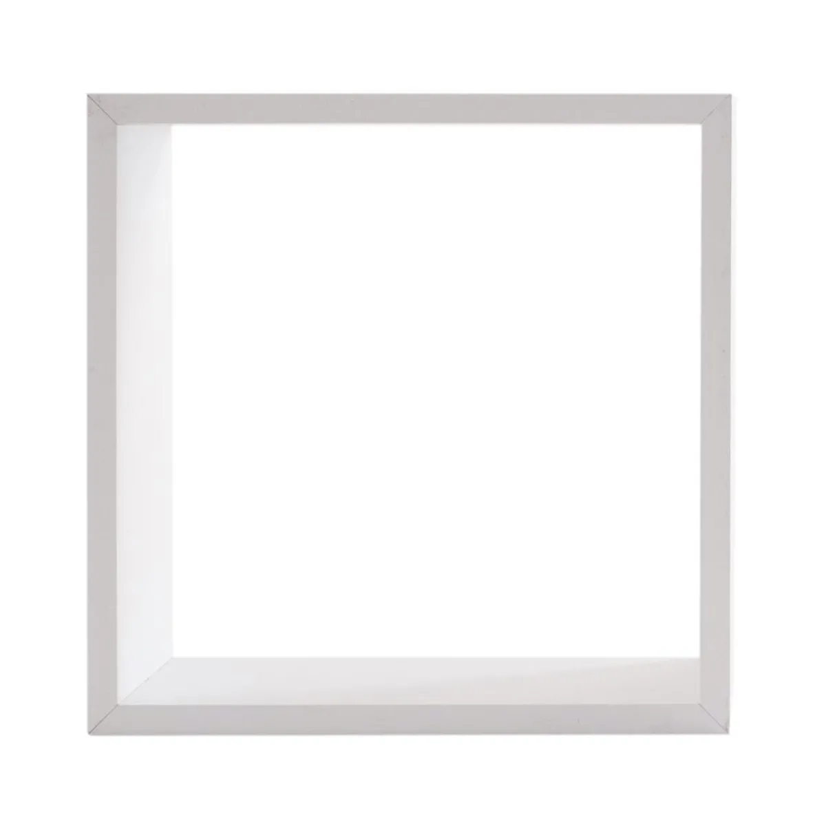 ATMOSPHERA Lot de 3 étagères bois (H15-20-25 cm) Cube Blanc Best