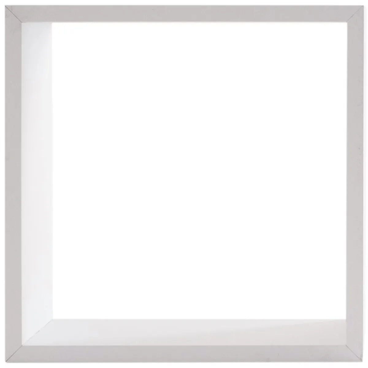 ATMOSPHERA Lot de 3 étagères bois (H15-20-25 cm) Cube Blanc Best