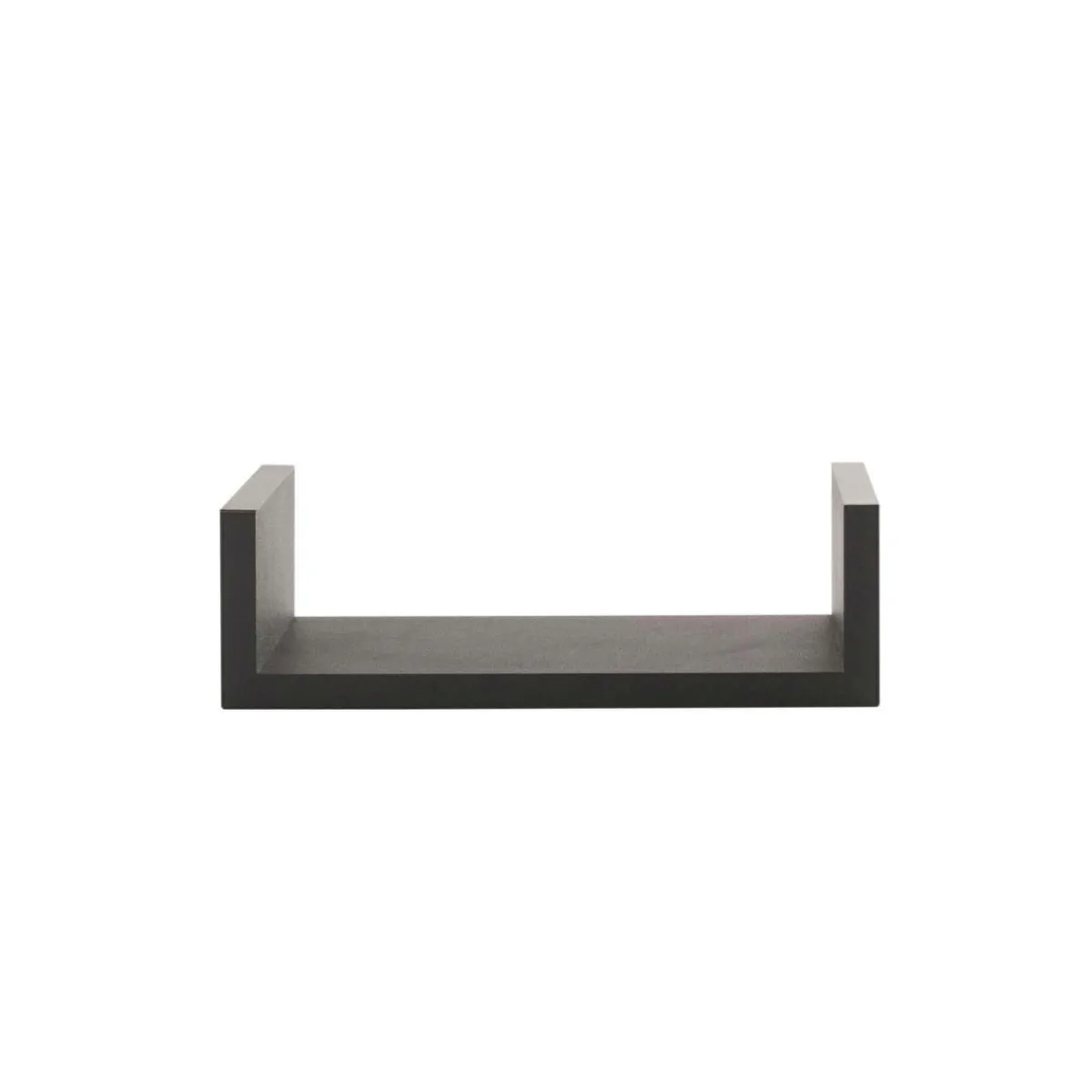 ATMOSPHERA Lot de 3 étagères murales en bois (L22-32-42 cm) Bord Noir Hot